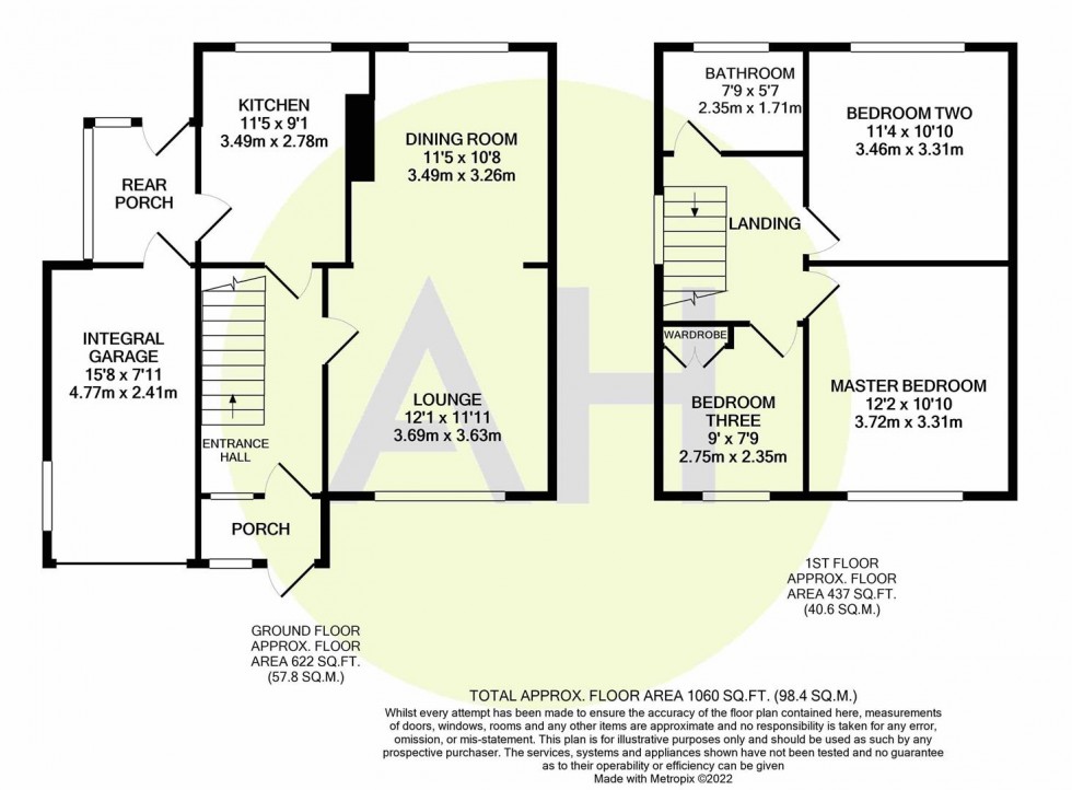 Floorplan for Lambert Drive, Sale