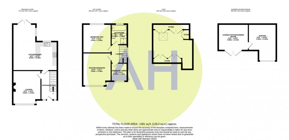 Floorplan for Arnesby Avenue, Sale