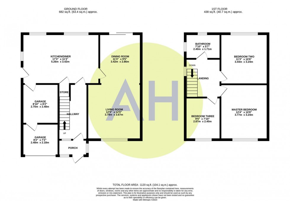 Floorplan for Buckfast Road, Sale