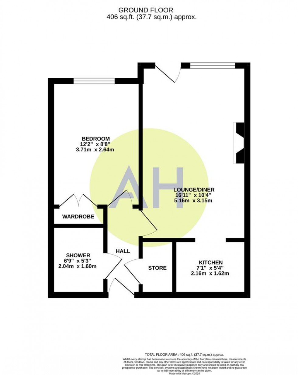 Floorplan for Whitehall Road, Sale