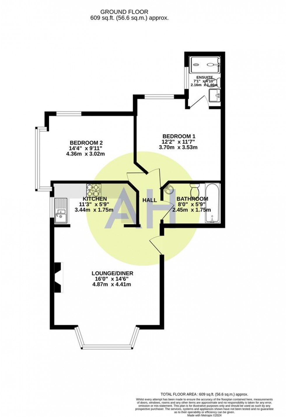 Floorplan for Marsland Road, Sale