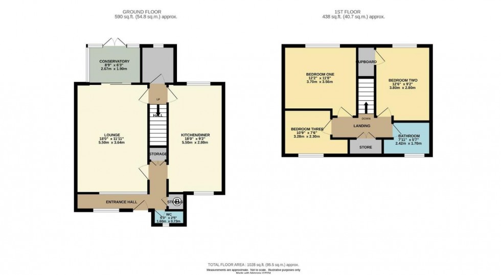 Floorplan for Chepstow Avenue, Sale