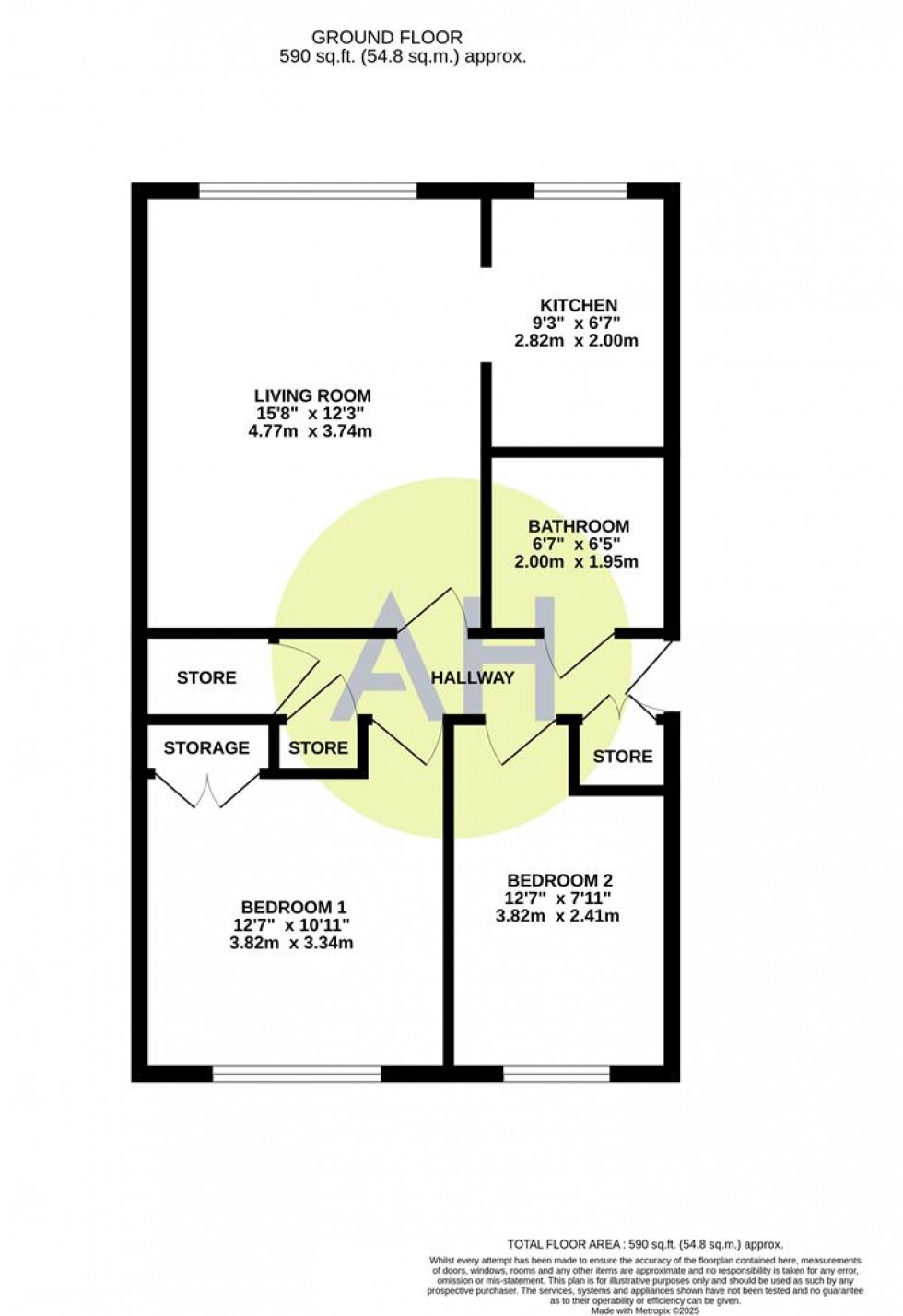 Floorplan for Cloverley, Brooklands Road, Sale