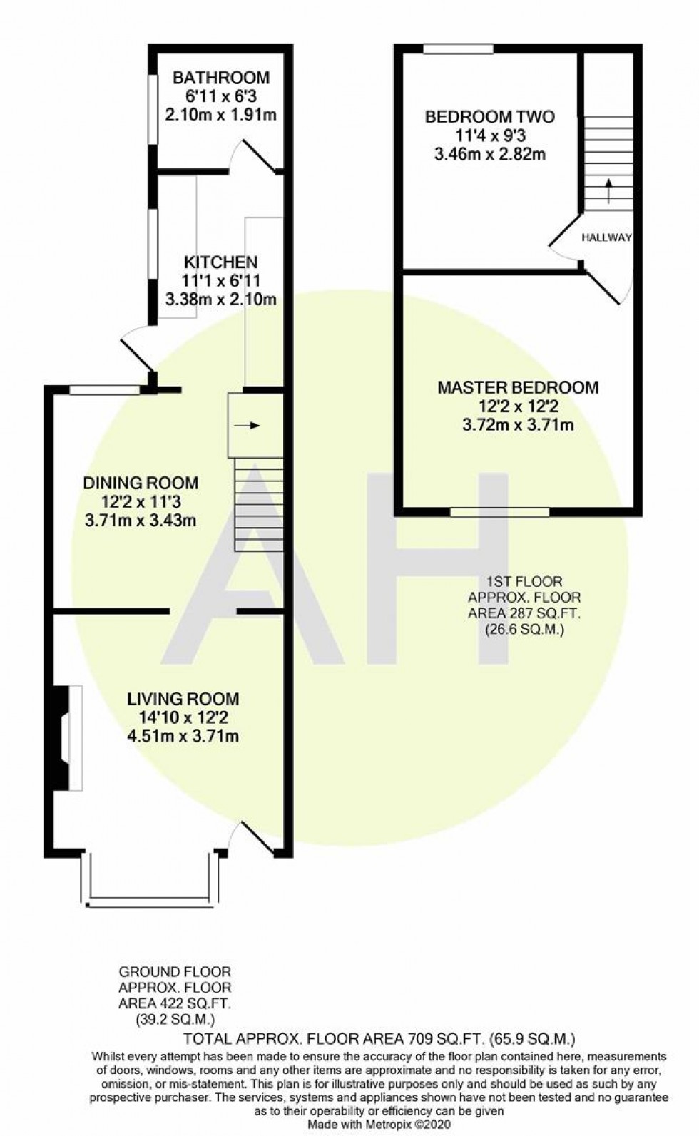 Floorplan for Harley Road, Sale