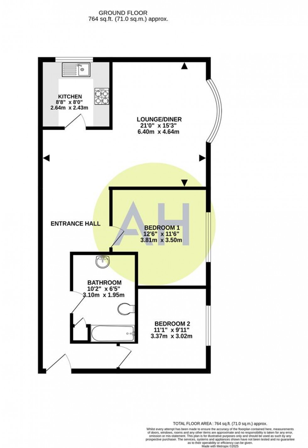 Floorplan for Harboro Road, Sale
