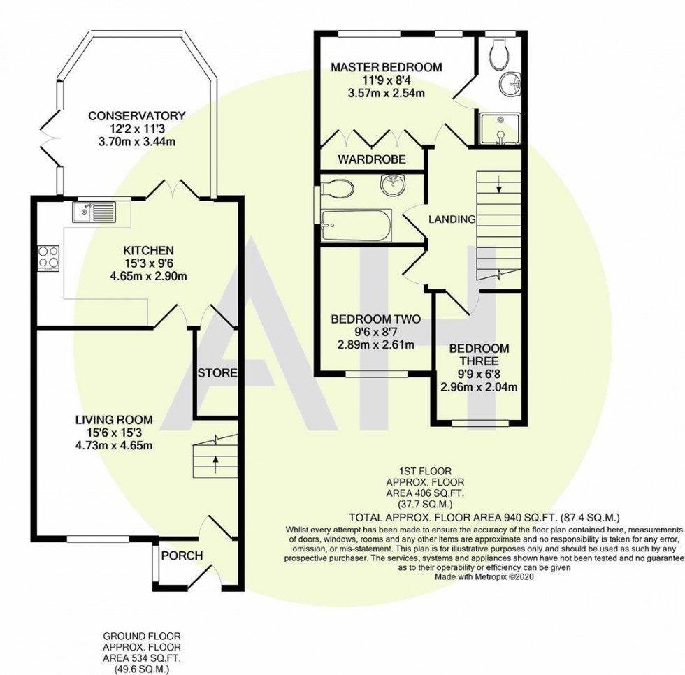 Floorplan for Alberbury Avenue, Timperley, Altrincham