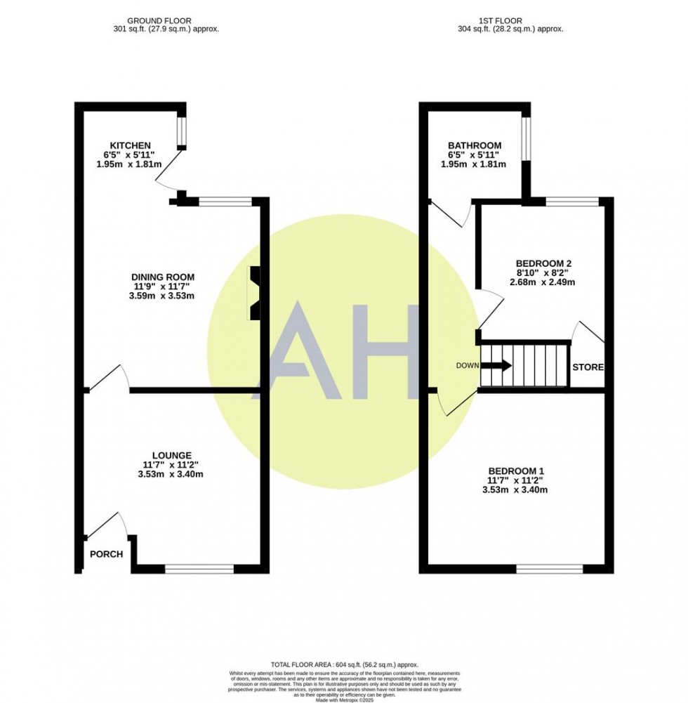 Floorplan for Bertram Street, Sale