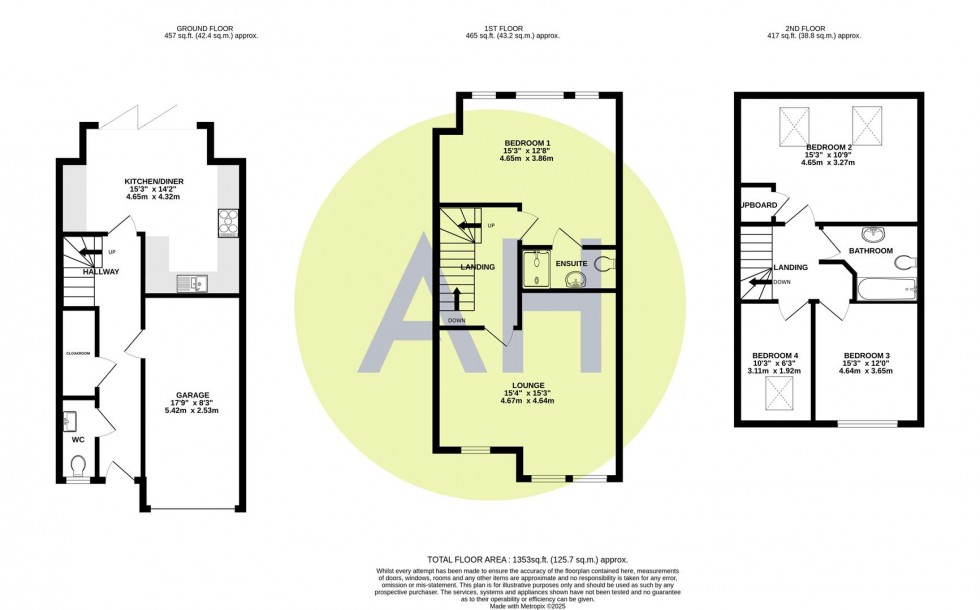 Floorplan for Dunmaston Avenue, Timperley, Altrincham