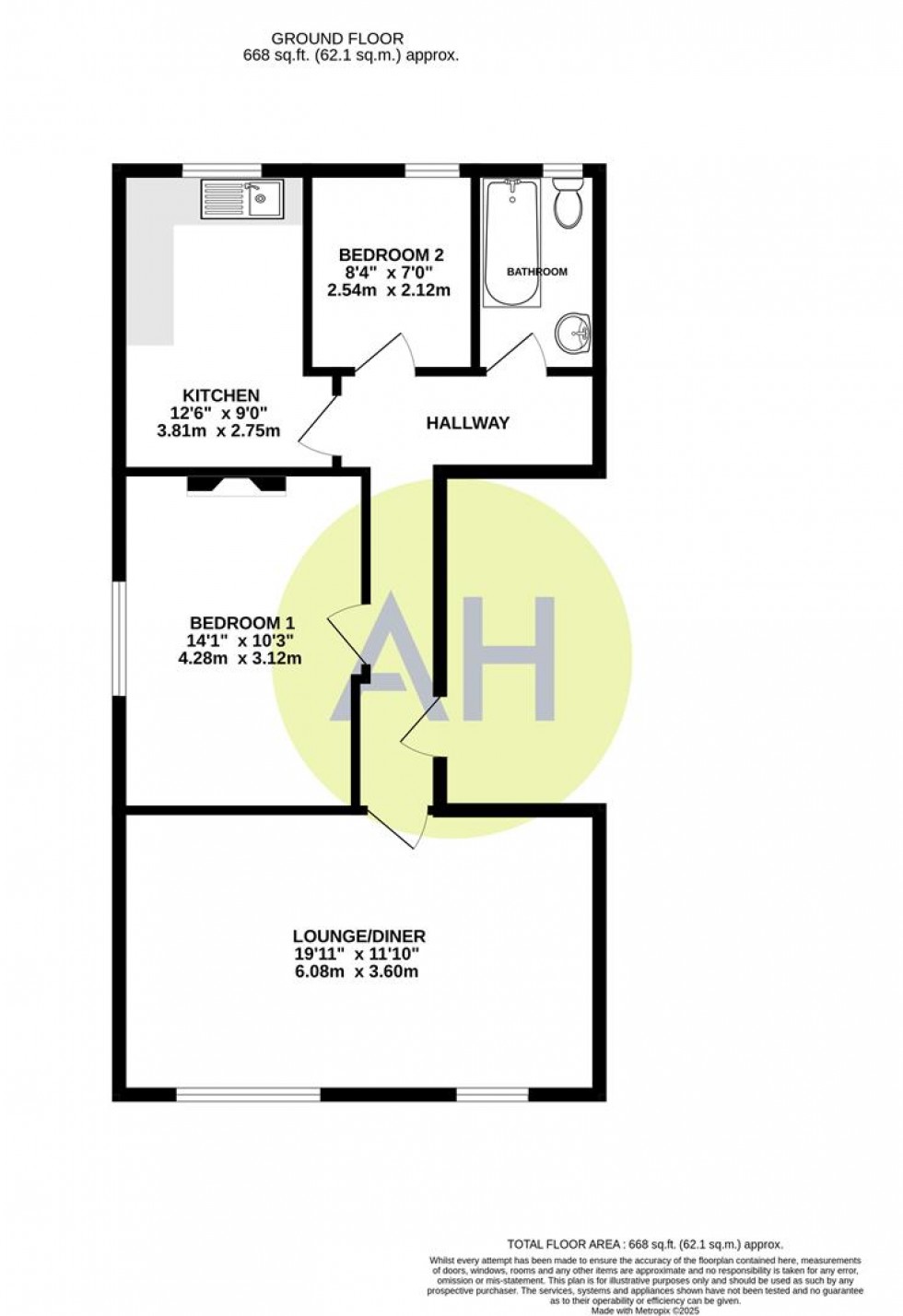 Floorplan for Irlam Road, Sale