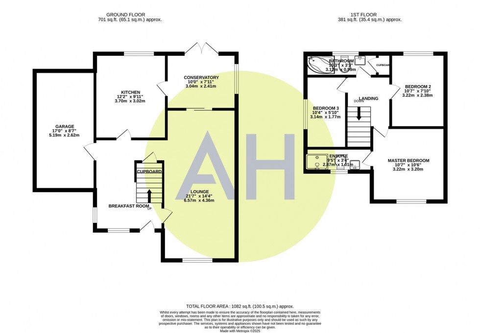 Floorplan for Loughborough Close, Sale