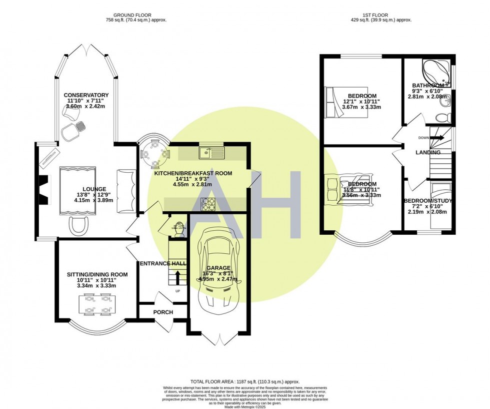 Floorplan for Washway Road, Sale