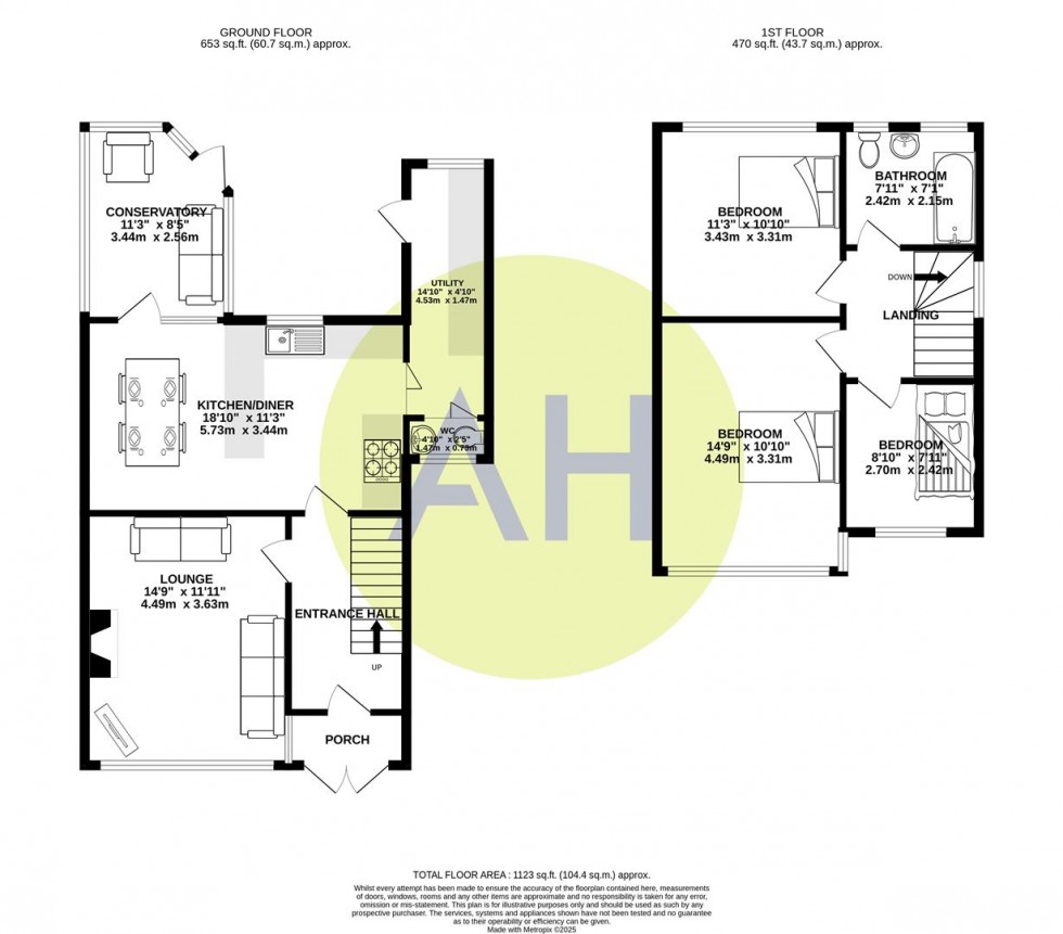 Floorplan for Ravenstone Drive, Sale