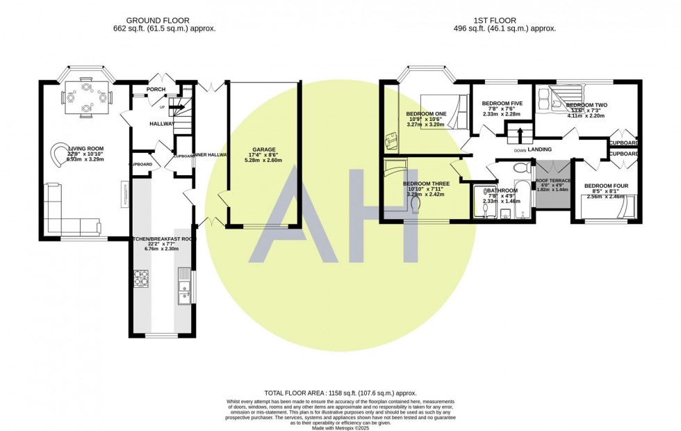 Floorplan for Lathom Grove, Sale