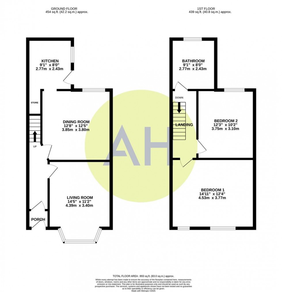 Floorplan for Norris Road, Sale