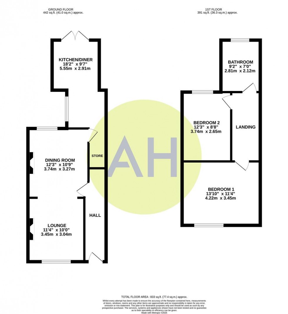 Floorplan for Waverley Road, Sale