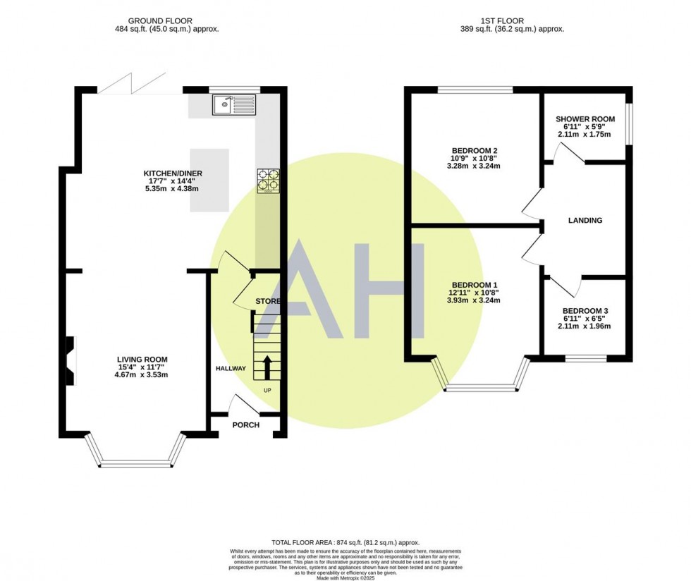 Floorplan for Beech Road, Sale