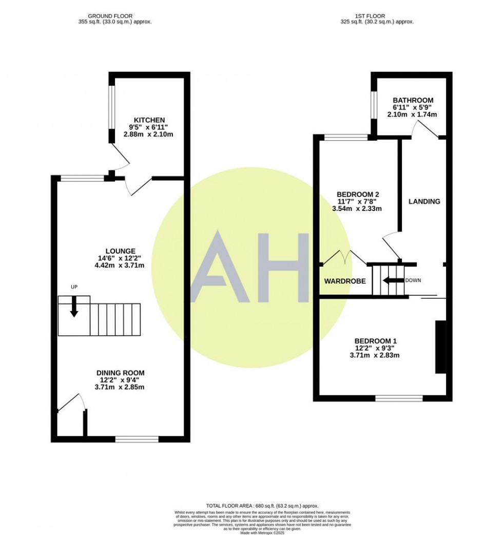 Floorplan for Ventnor Avenue, Sale
