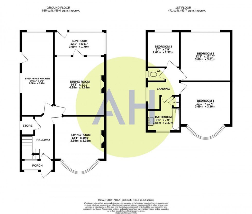 Floorplan for Litherland Road, Sale