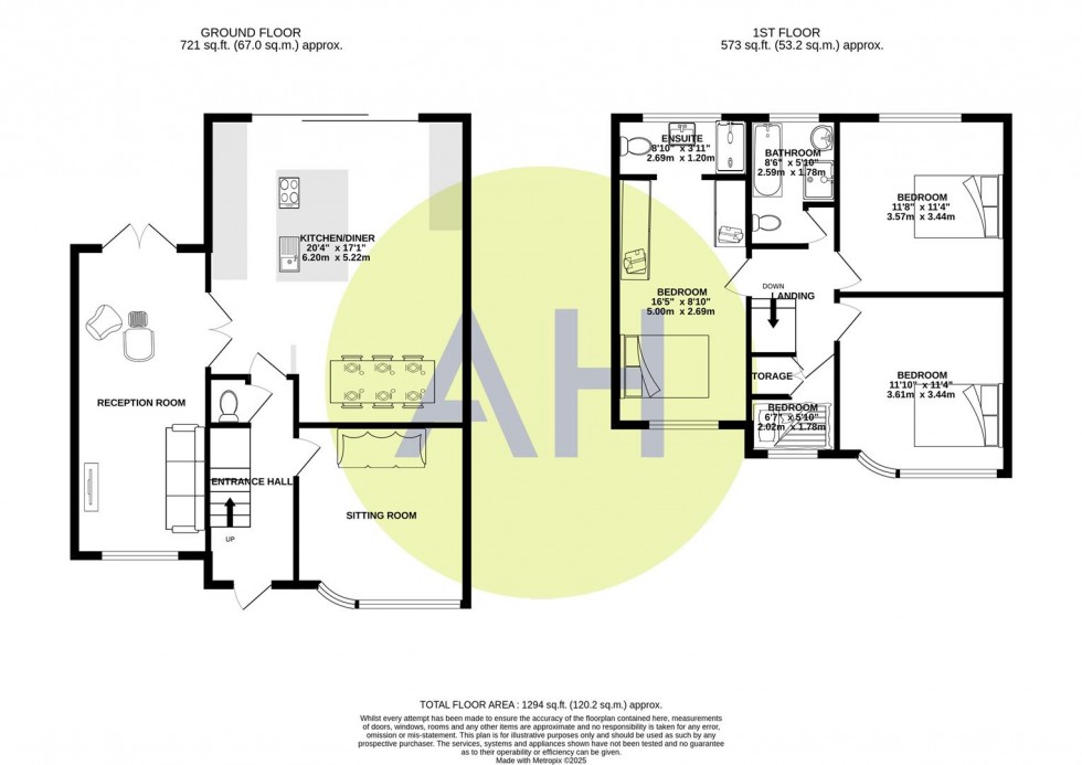 Floorplan for Ashton Lane, Sale