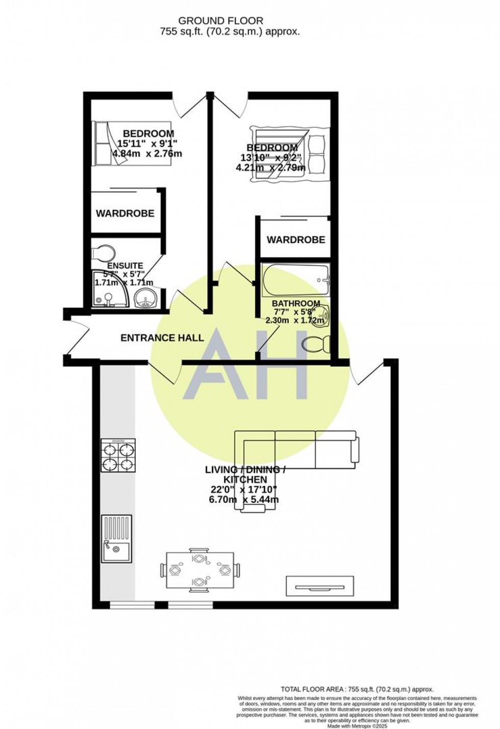 Floorplan for Washway Road, Sale
