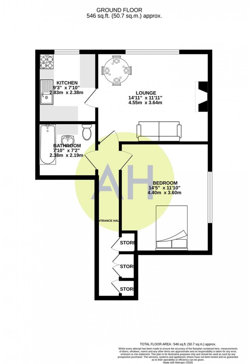 Floorplan for Brooklands Road, Sale
