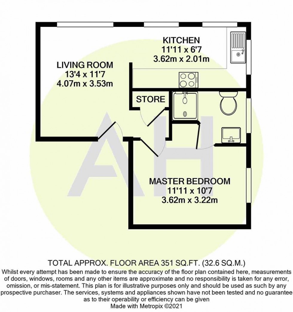 Floorplan for Britannia Road, Sale