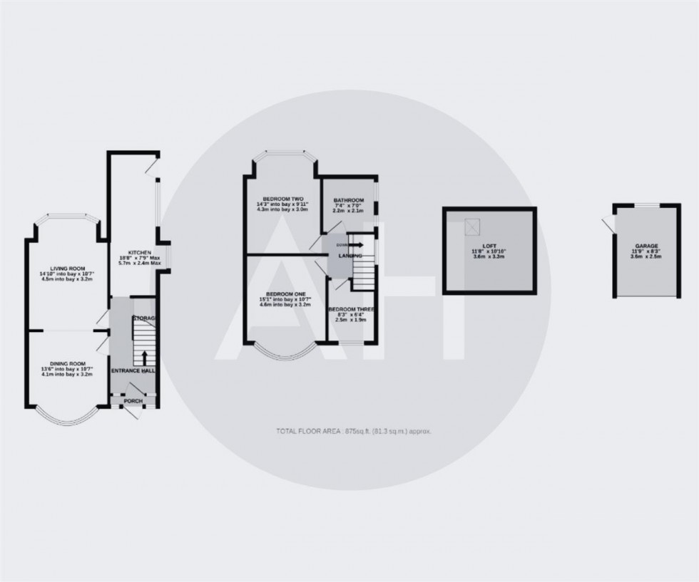 Floorplan for Norris Road, Sale