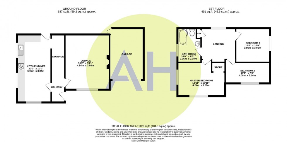 Floorplan for Park Road, Sale