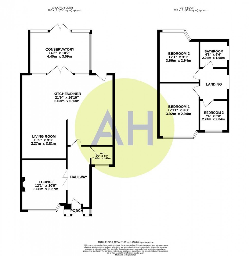 Floorplan for Swan Road, Timperley