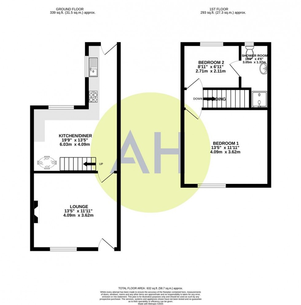 Floorplan for Field Road, Sale